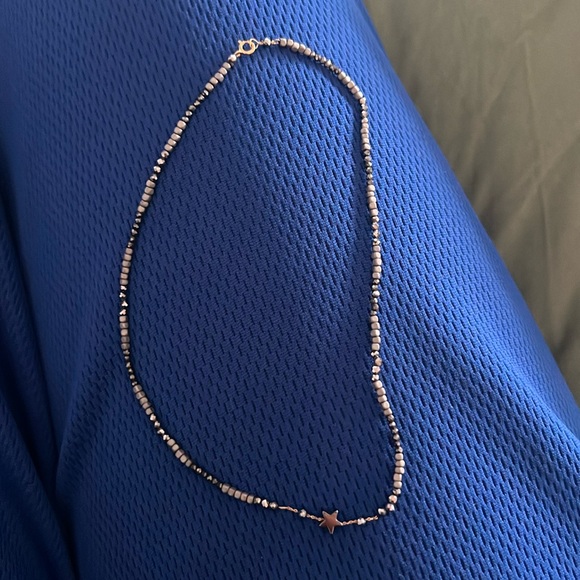18K gold and semiprecious stone necklace - Picture 1 of 4